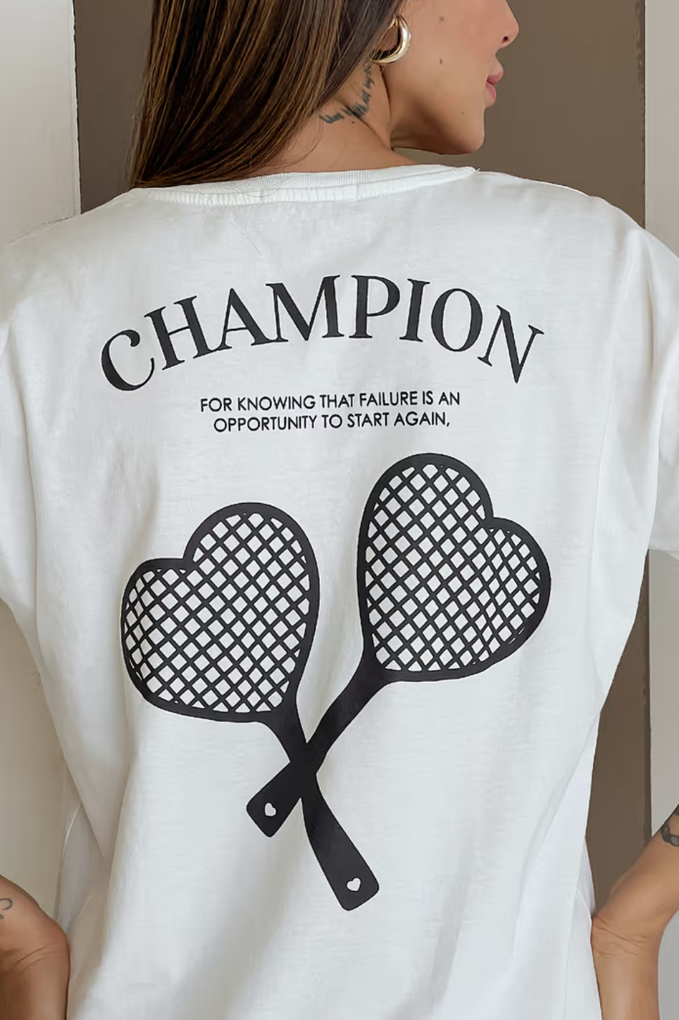 Camiseta Try Again Champion