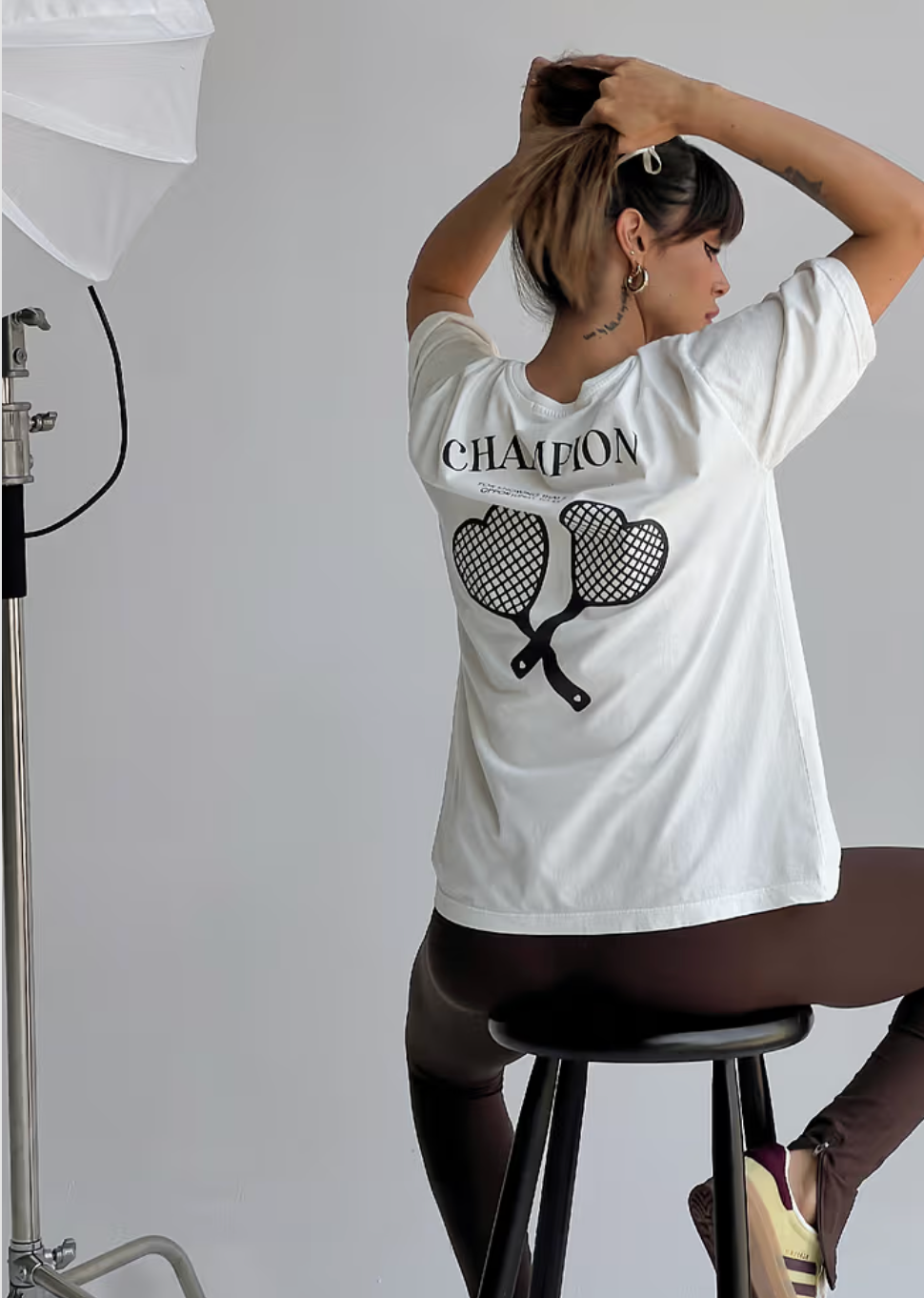 Camiseta Try Again Champion