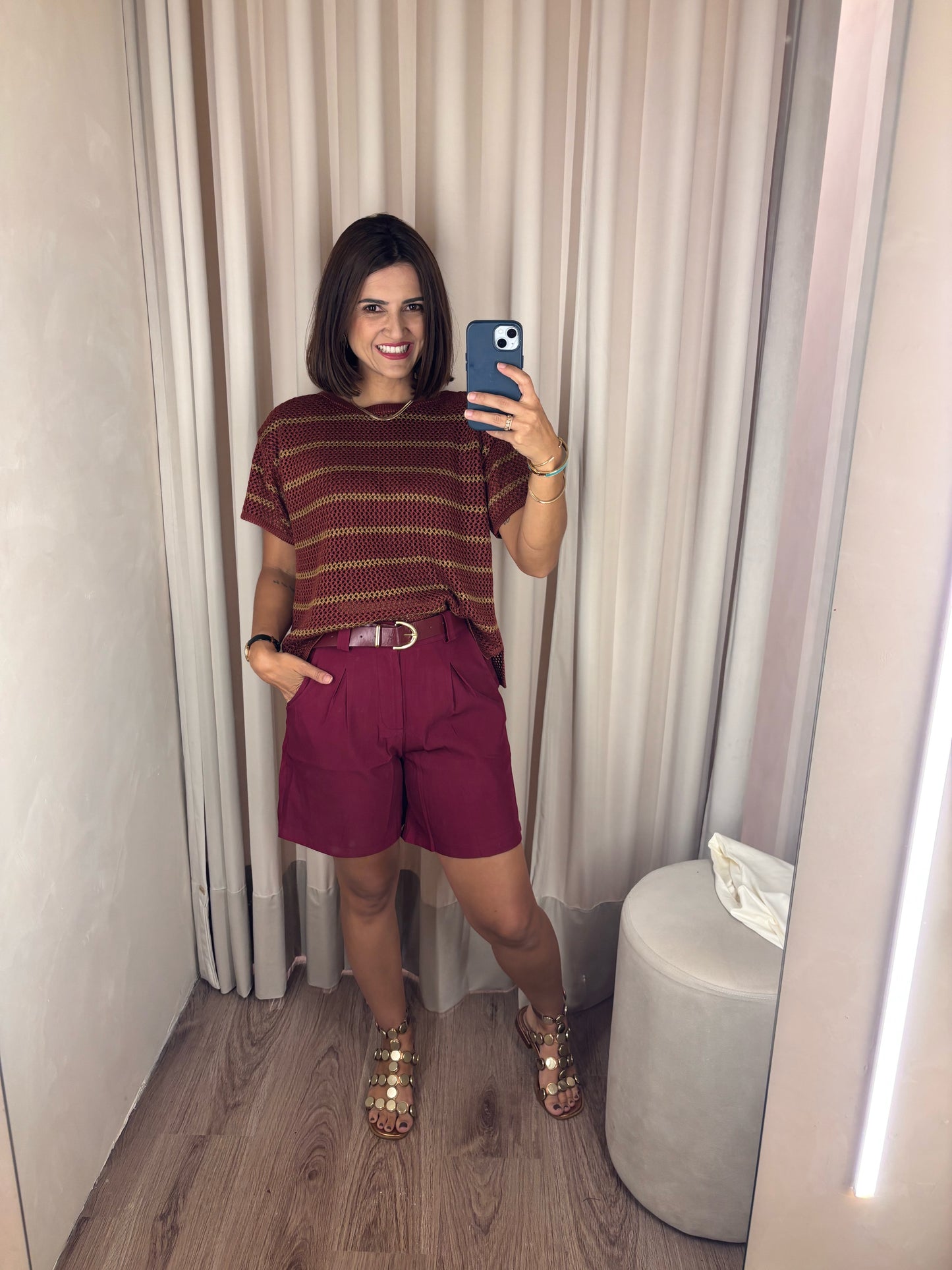 Short alfaiataria essencial