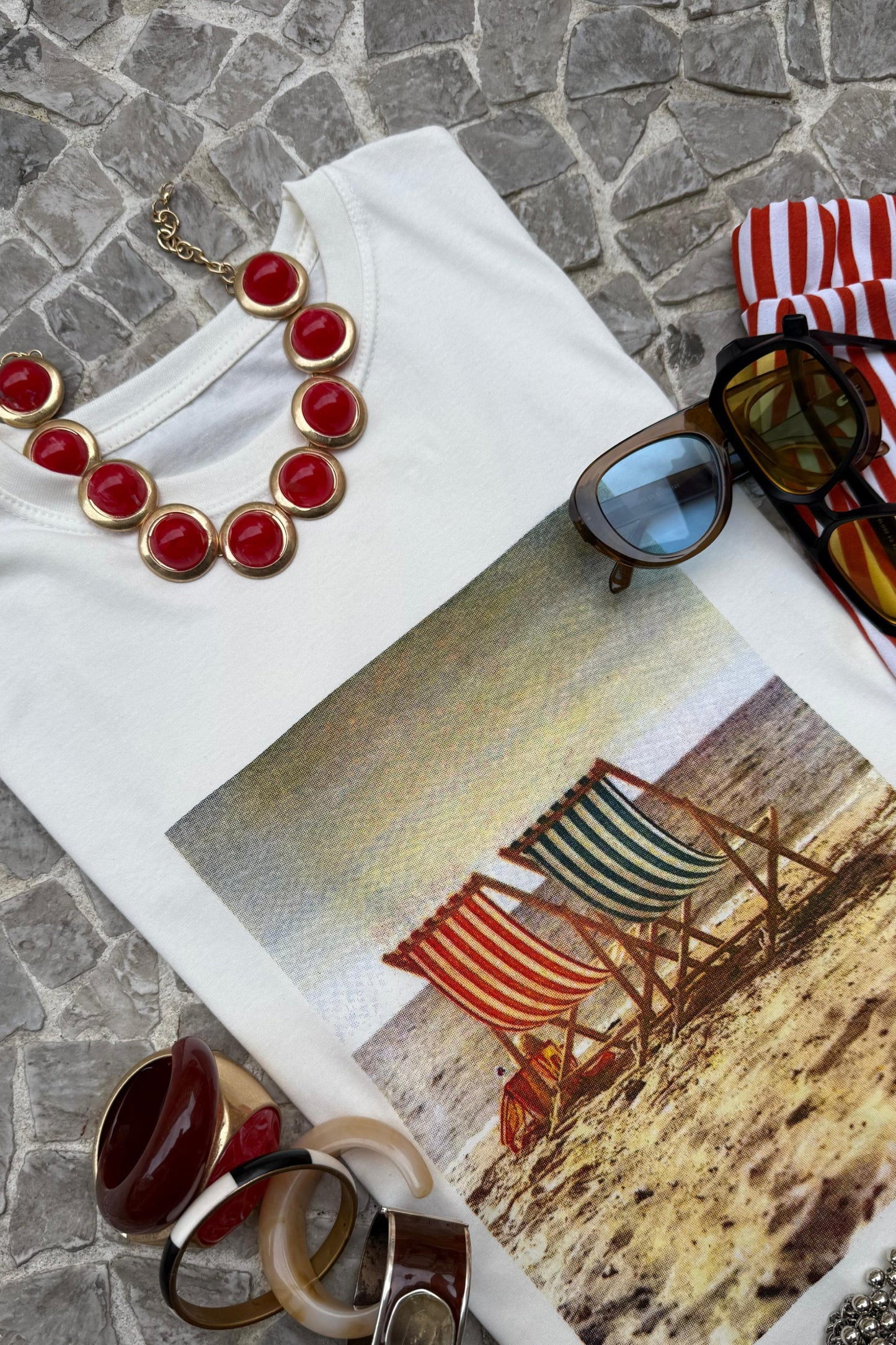 Camiseta In the beach - over