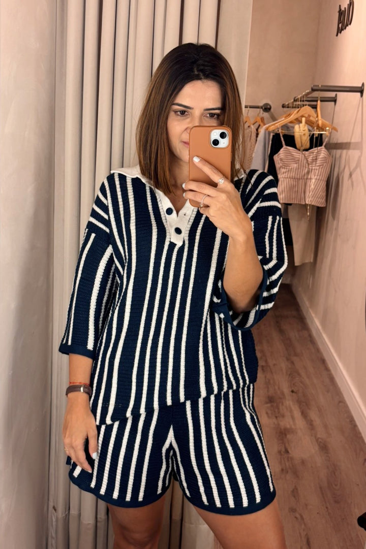 Conjunto de tricô Pipa