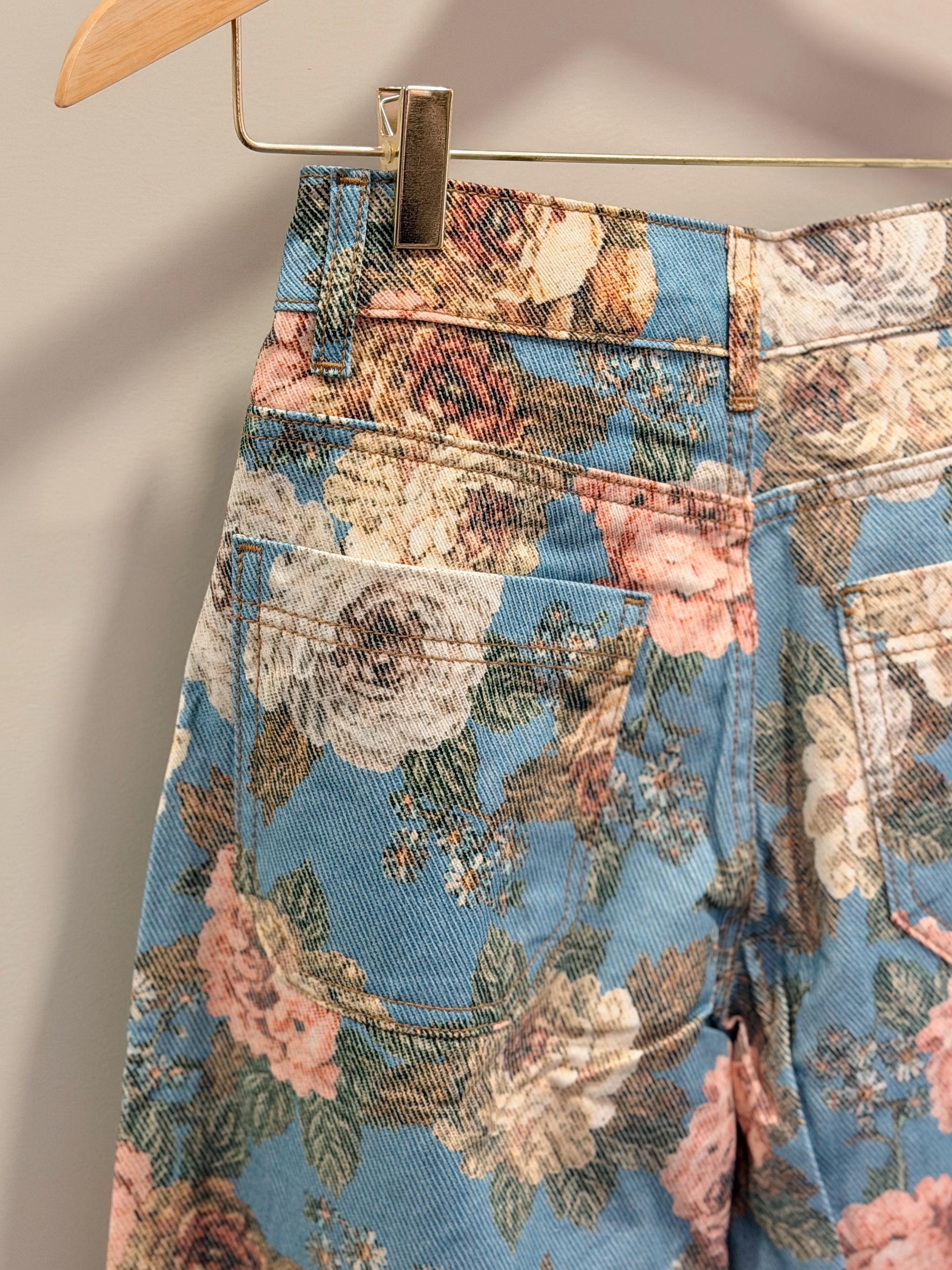Calça Floral Vintage