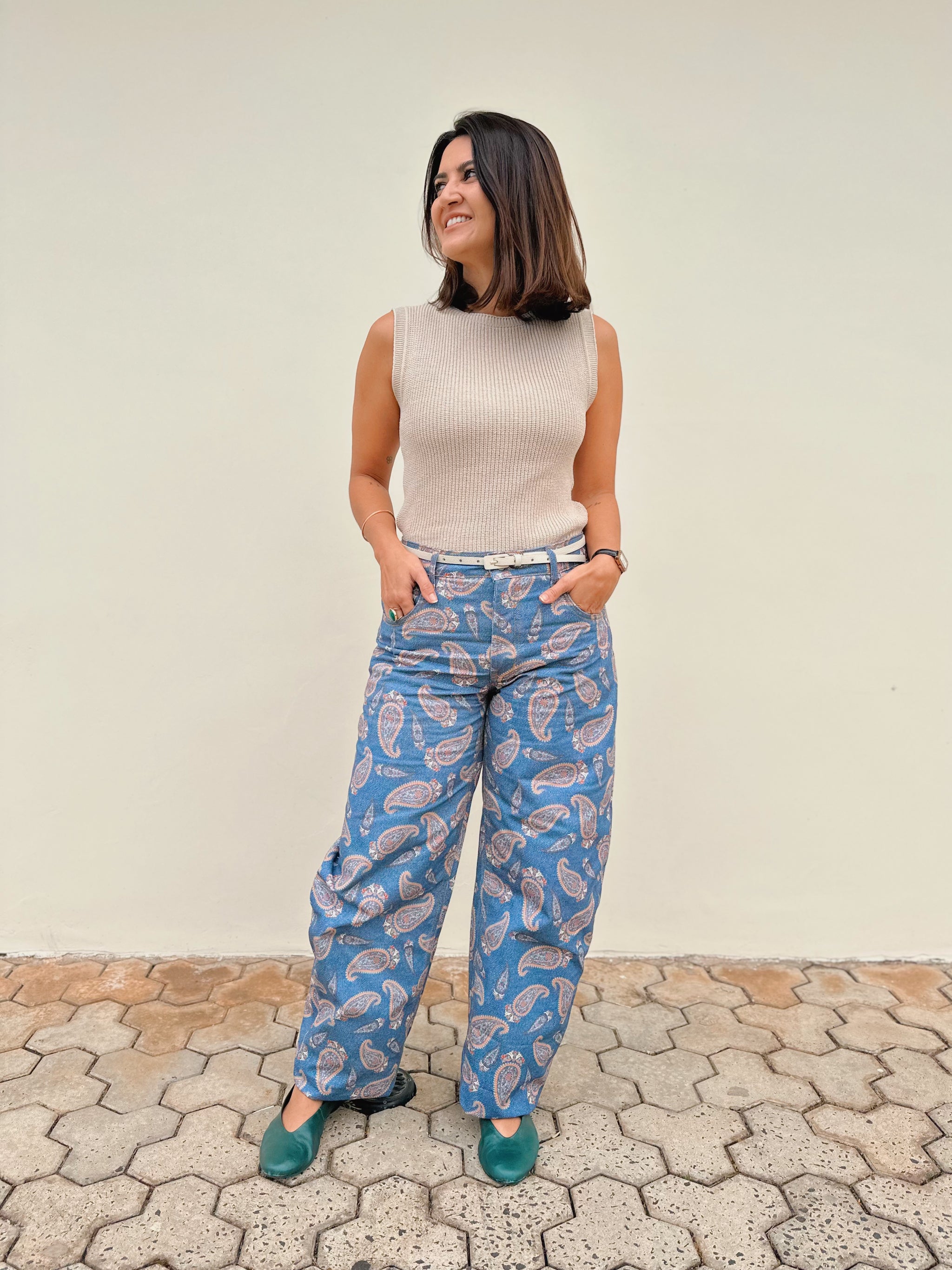 Calça Paisley