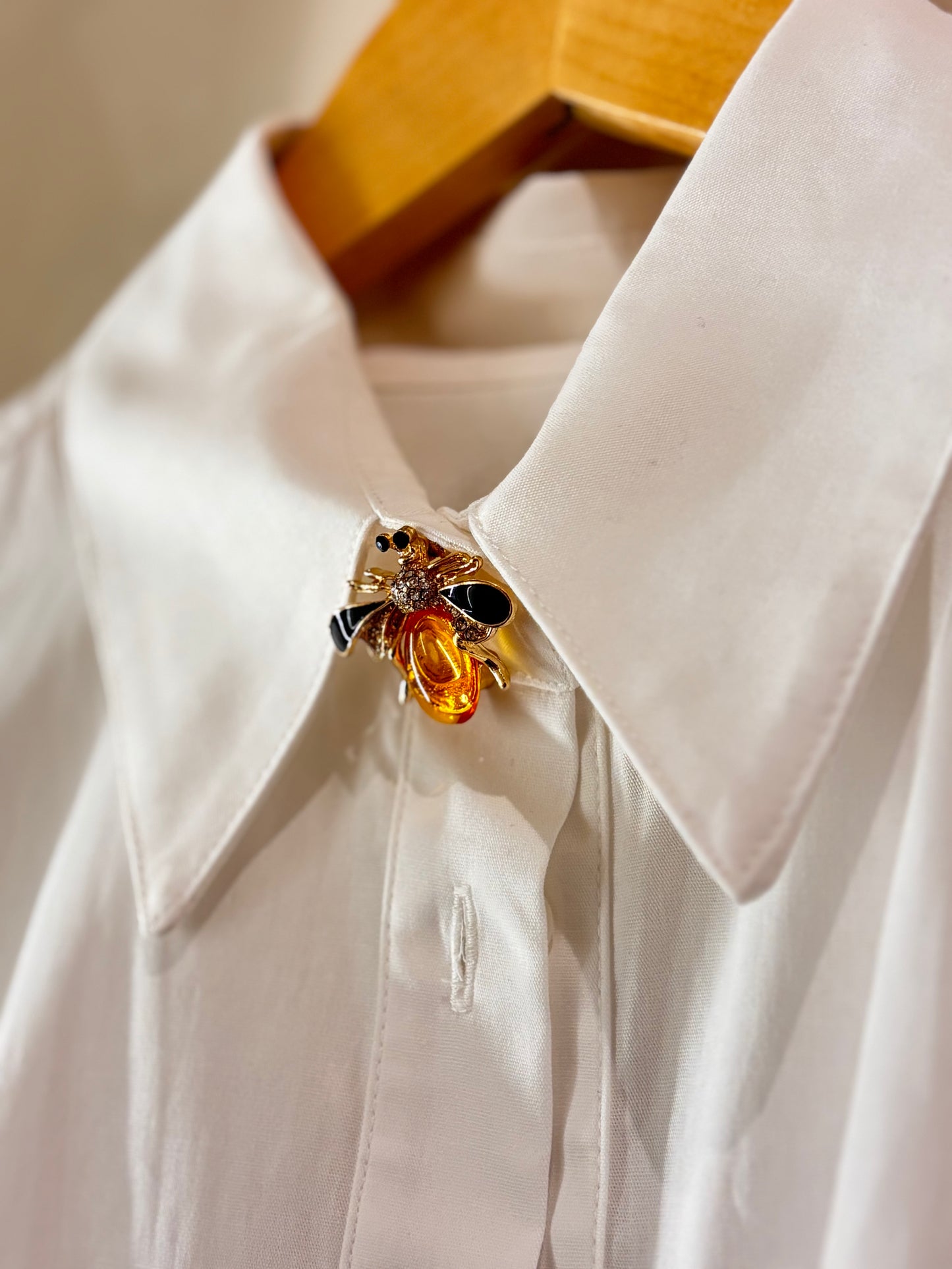 Broche Abeille amarelo