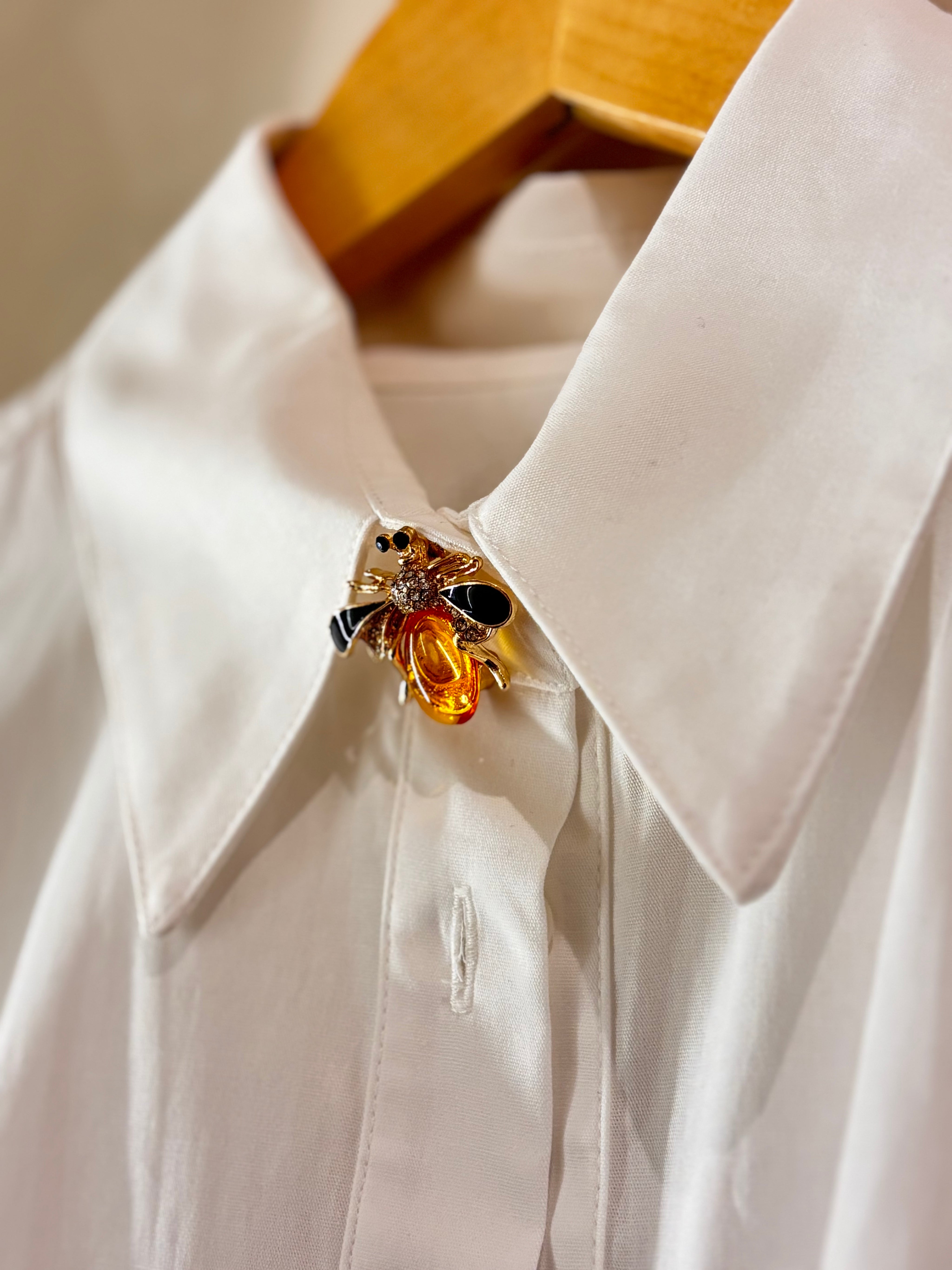 Broche Abeille amarelo