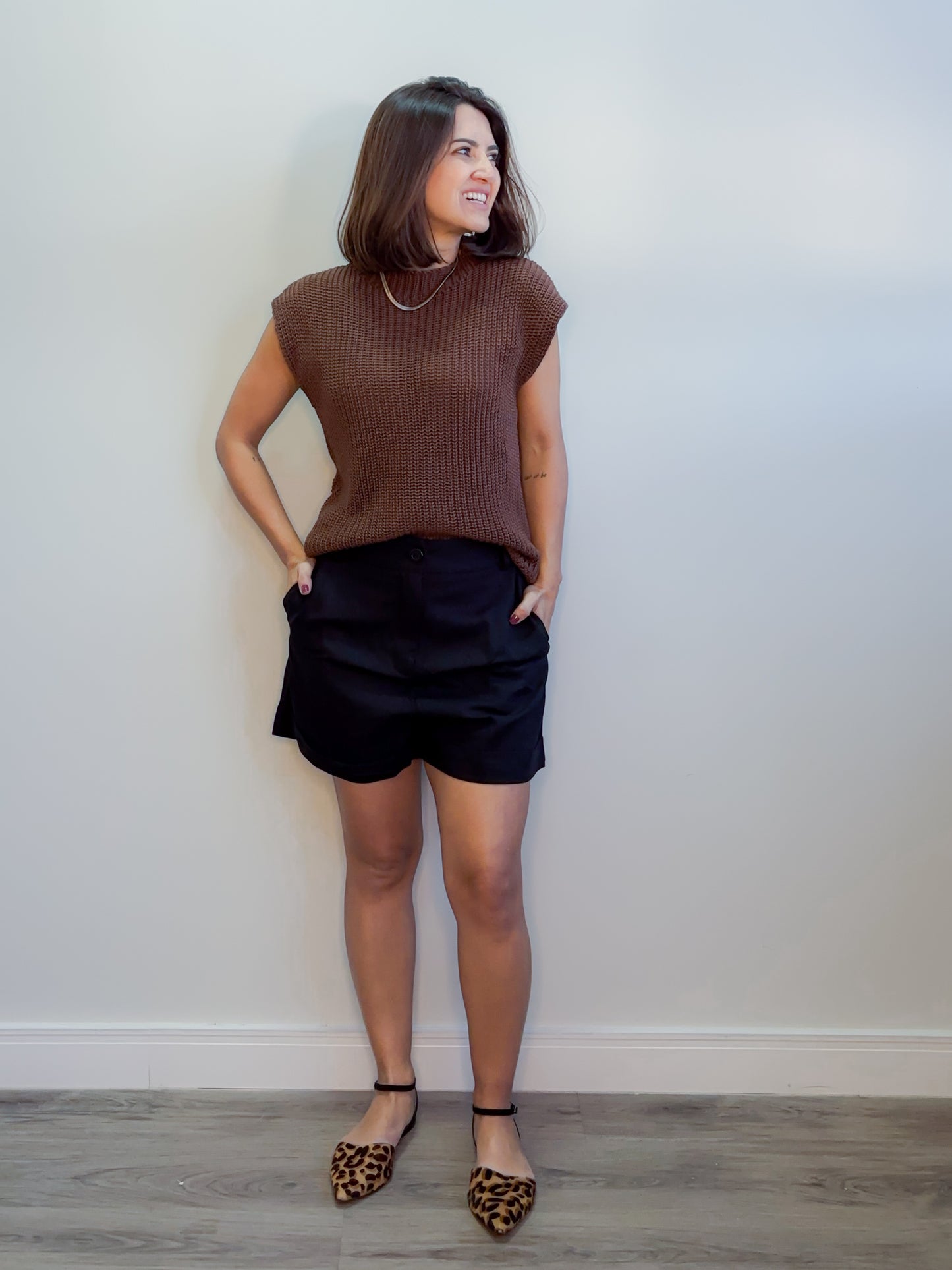 Short de linho Essenza