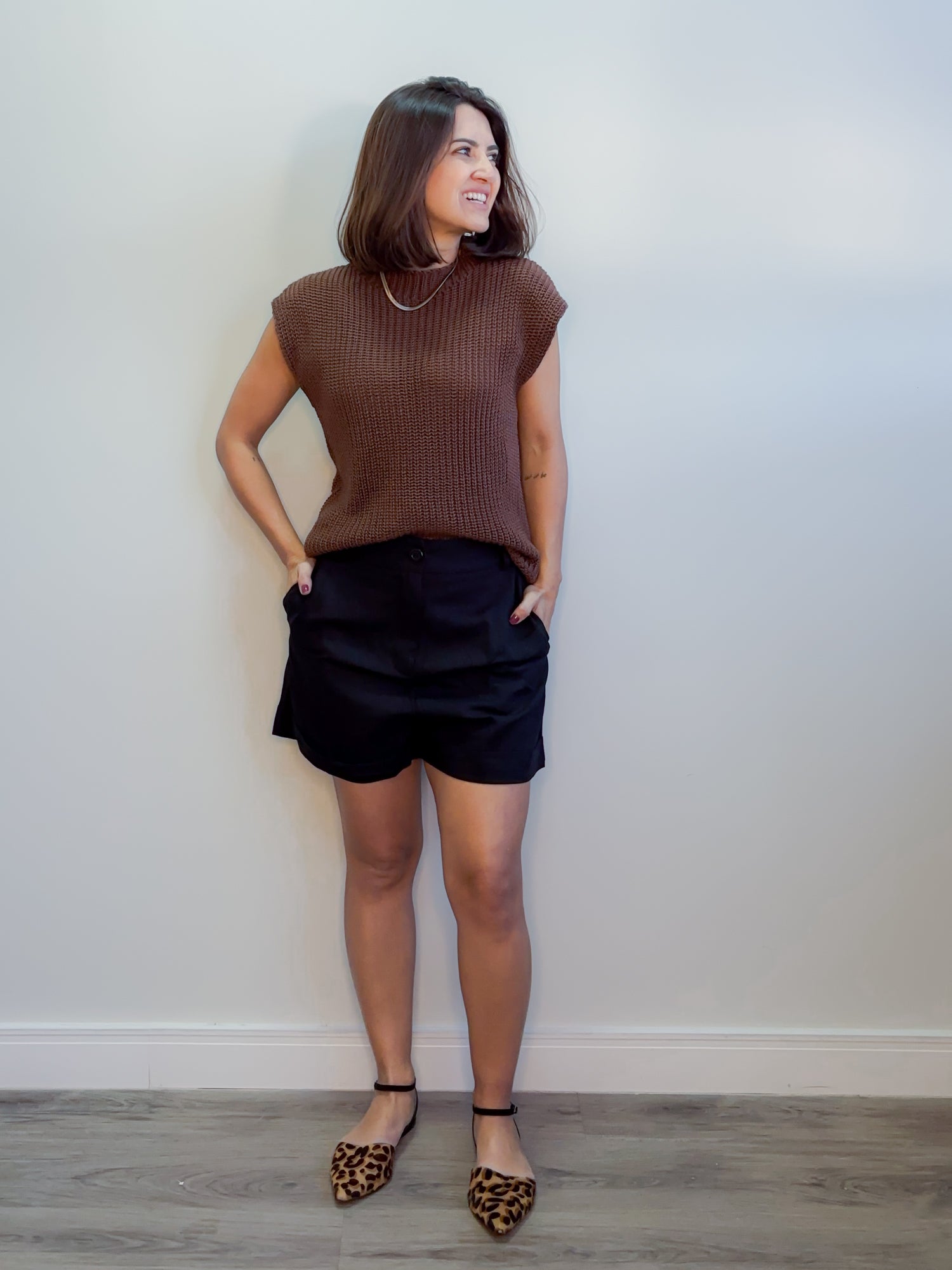 Short de linho Essenza